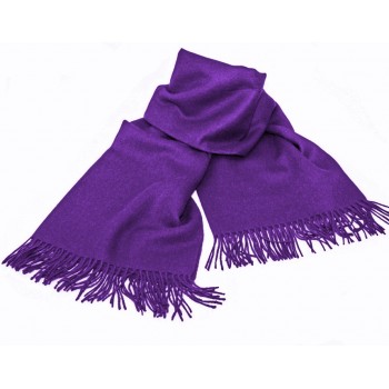 Baby alpaca throw - Ultra purple