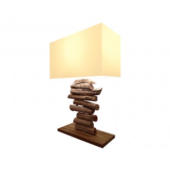 Lampe design bois Wezen