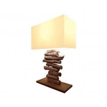 Lampe design bois Wezen