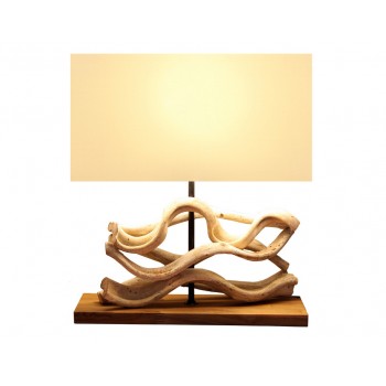 Lampe design bois Adhara