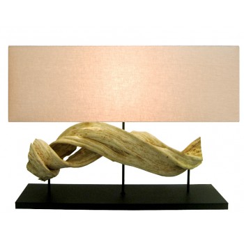 Lampe design bois Polaris