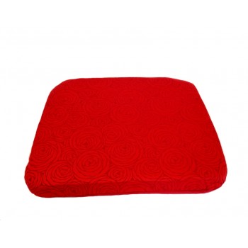 Coussin futon - Collection Fleurs de Bonheur - Rouge