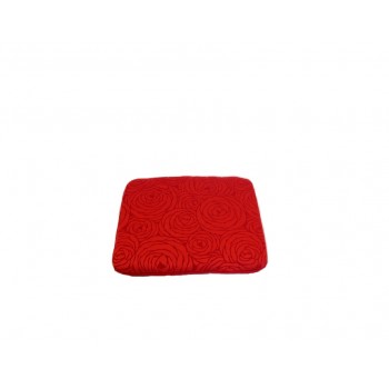Padded cushion - Fleurs de Bonheur collection - Red
