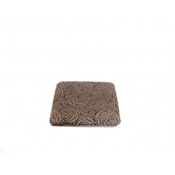 Padded cushion - Fleurs de Bonheur collection - Grey