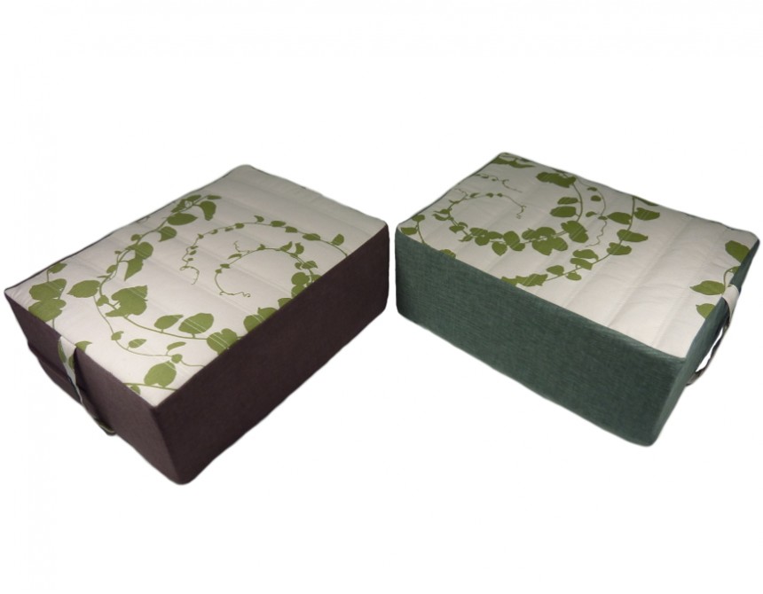 Coussin Rectangulaire Bio Prune - Zafus, Coussins de méditation