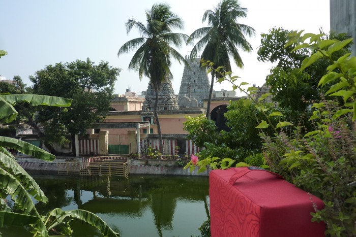 coussin meditation temple