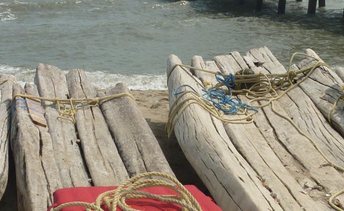 coussins de méditation pêcheur