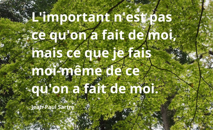 Ce qu'on a fait de moi, Jean-Paul Sartre