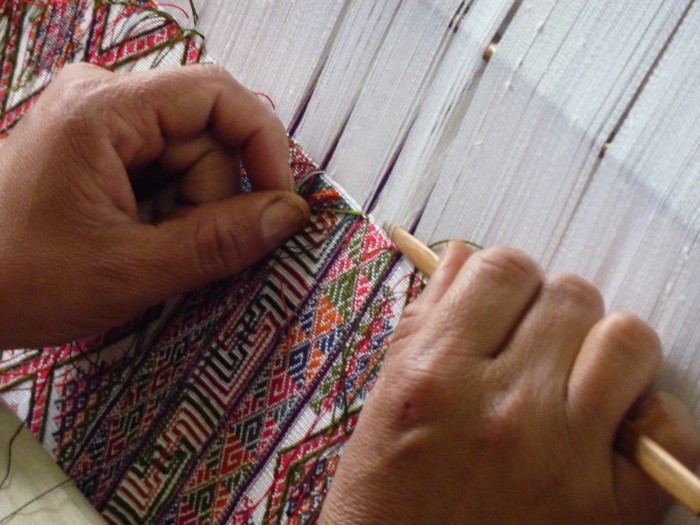 tissus du Bhoutan tissage textile coussin de meditation spiritopus