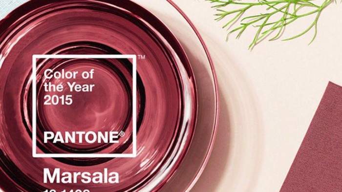 Marsala couleur pantone 2015